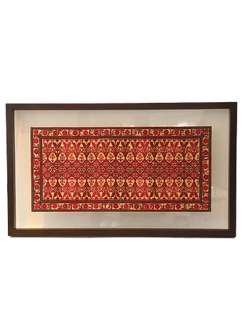 Frame Wood & Plexi Medium Embroidered Mazhariat